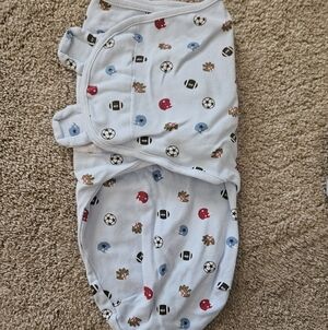 Baby Swaddle with Sports and Animal Print